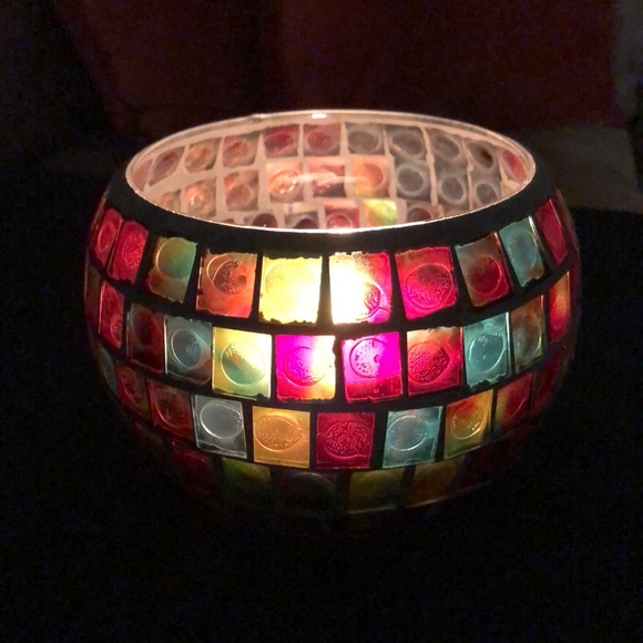 Gorgeous stained glass bowl
